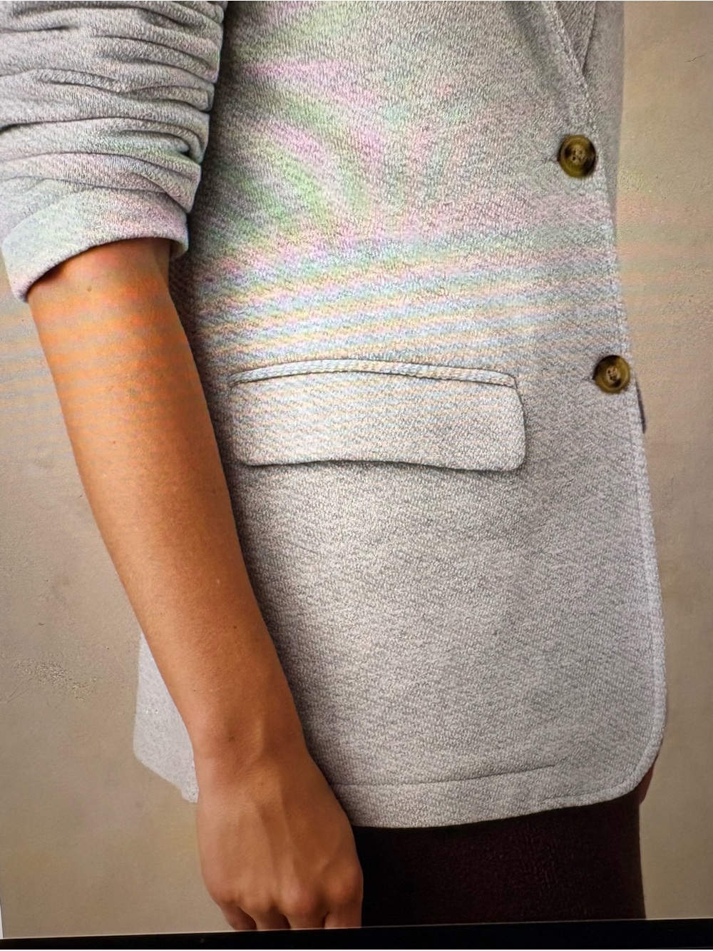 Faherty Inlet Blazer - Heather Grey - Picture 4 of 9